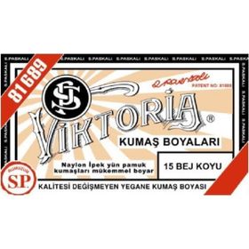 Viktoria 15 Bej Koyu Toz Kumaş Boyası