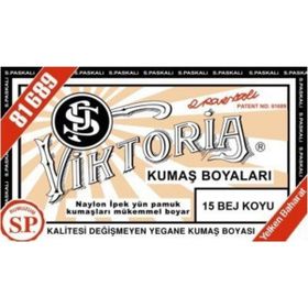 Viktoria 15 Bej Koyu Toz Kumaş Boyası
