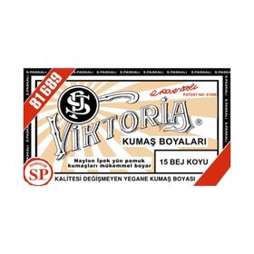 Viktoria 15 Bej Koyu Toz Kumaş Boyası