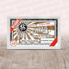 Viktoria 20 Kahve Koyu Toz Kumaş Boyası