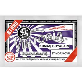 Viktoria 27 Mor Koyu Toz Kumaş Boyası