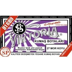 Viktoria 27 Mor Koyu Toz Kumaş Boyası