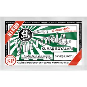 Viktoria 39 Koyu Yeşil Toz Kumaş Boyası