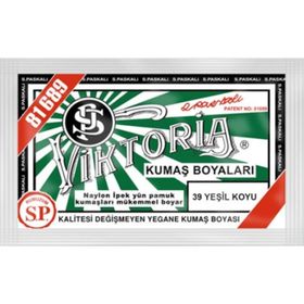 Viktoria 39 Koyu Yeşil Toz Kumaş Boyası