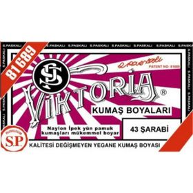 Viktoria 43 Şarabi Toz Kumaş Boyası