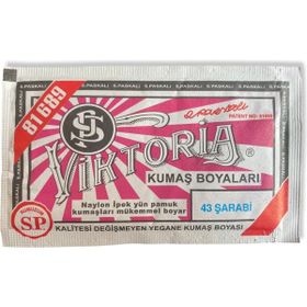Viktoria 43 Şarabi Toz Kumaş Boyası