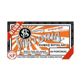 Viktoria 44 Portakal Toz Kumaş Boyası
