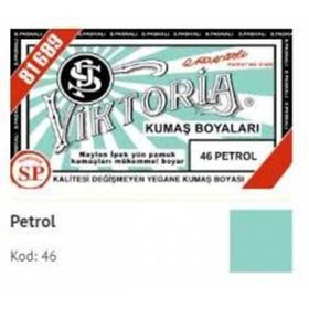 Viktoria 46 Petrol Toz Kumaş Boyası