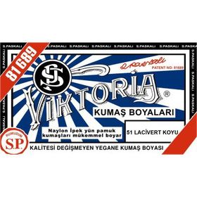 Viktoria 51 Lacivert Koyu Toz Kumaş Boyası
