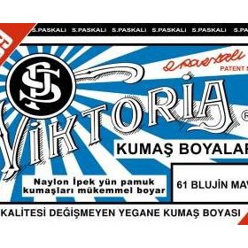 Viktoria 61 Blujin Mavisi Toz Kumaş Boyası