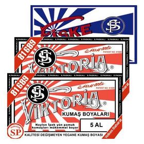 Viktoria Al 2Pk+Fiske Sabitleme 1Pk Kumaş Boyası
