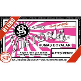 Viktoria Ateşi Pembe N 6 Toz Kumaş Boyası