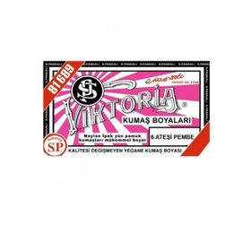Viktoria Ateşi Pembe N 6 Toz Kumaş Boyası