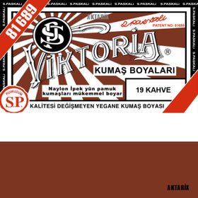 Viktoria Kahverengi Kumaş Boyası