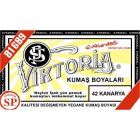 Viktoria Kanarya N 42 Toz Kumaş Boyası