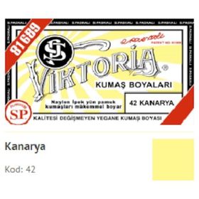 Viktoria Kanarya N 42 Toz Kumaş Boyası