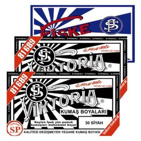 Viktoria Koyu Lacivert 2Pk+Fiske Sabitleme 1Pk Kumaş Boyası