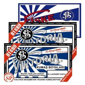 Viktoria Koyu Lacivert 2Pk+Fiske Sabitleme 1Pk Kumaş Boyası