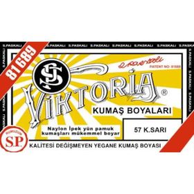 Viktoria Koyu Sarı N 57 Toz Kumaş Boyası