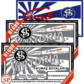 Viktoria Kurşuni 2Pk+Fiske Sabitleme 1Pk Kumaş Boyası Koyu