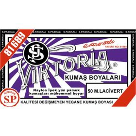 Viktoria M Lacivert N 50 Toz Kumaş Boyası