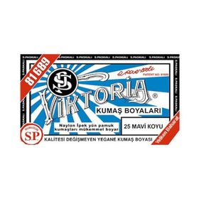 Viktoria Mavi Koyu Kumaş Boyası