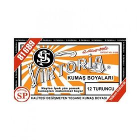 Viktoria Turuncu N 12 Toz Kumaş Boyası
