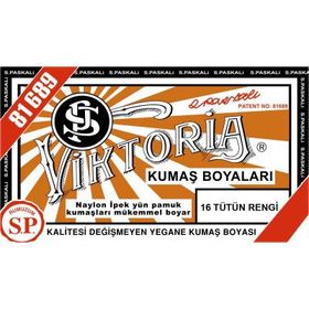 Viktoria Tütün Rengi N 16 Toz Kumaş Boyası