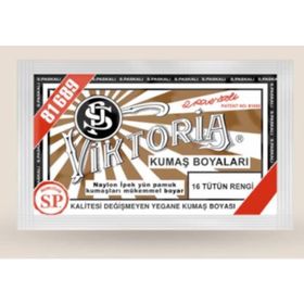 Viktoria Tütün Rengi N 16 Toz Kumaş Boyası