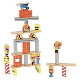 Vilac Construction Site Equilibrist Game Ingela P Arrhenius İnşaat Denge Oyunu