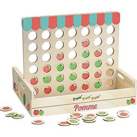 Vilac Four Apples In A Row Sıralı 4 Elma Oyunu