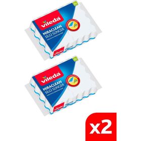 Vileda 2 Paket 2'li Miraclean Silgi Sünger