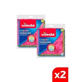 Vileda 4'lü Colors Renkli Temizlik Bezi (2 adet)
