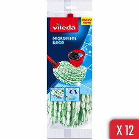 Vileda Supermocio 12'li Paket Mikrofiber Eko Yedek Paspas