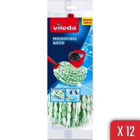 Vileda Supermocio 12'li Paket Mikrofiber Eko Yedek Paspas