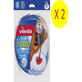 Vileda Turbo Yedek 2'li Paket Mikrofiber Paspas