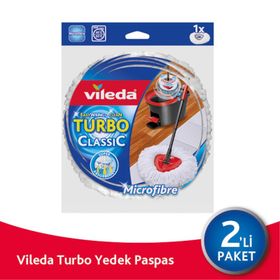 Vileda Turbo Yedek 2'li Paket Mikrofiber Paspas