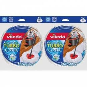 Vileda Turbo Yedek 2'li Paket Mikrofiber Paspas