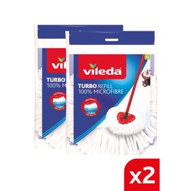 Vileda Turbo Yedek 2'li Paket Mikrofiber Paspas