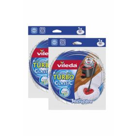Vileda Turbo Yedek 2'li Paket Mikrofiber Paspas