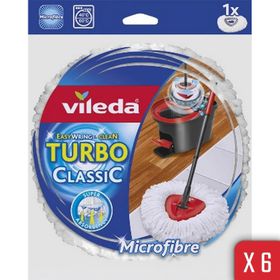 Vileda Turbo Yedek 6'lı Paket Mikrofiber Paspas