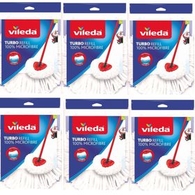 Vileda Turbo Yedek 6'lı Paket Mikrofiber Paspas