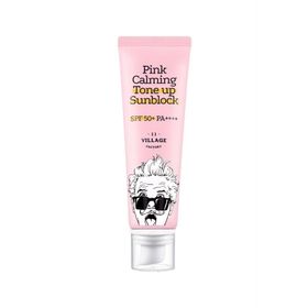 Village 11 Factory Pink Calming Tone Up Sun Block SPF50+ 50 ml Güneş Koruyucu Makyaj Bazı