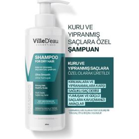 Ville D'eau Kuru ve Yıpranmış Saçlara Özel 400 ml Ultra Yumuşak Şampuan