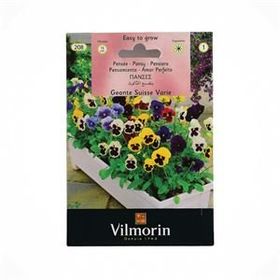 Vilmorin Hercai Karışık Alacalı Menekşe Tohumu