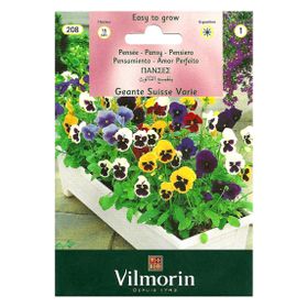Vilmorin Hercai Karışık Alacalı Menekşe Tohumu