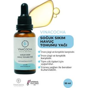 Vinacocha 30 ml Soğuk Sıkım Havuç Tohumu Yağı