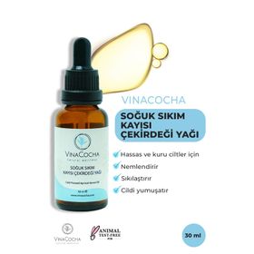 Vinacocha 30 ml Soğuk Sıkım Kayısı Çekirdeği Yağı