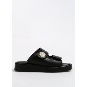 Vince Camuto Jayne Siyah Deri Kadın Terlik