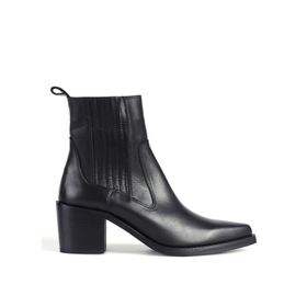 Vince Camuto Lia Deri Siyah Kadın Topuklu Bot